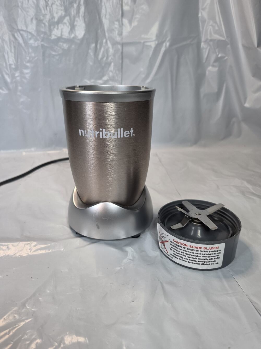 NutriBullet NB-901 Magic Bullet Blender Base And Blade Only Champagne Rose Gold